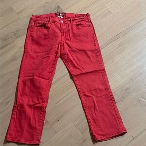 Lucky Brand women’s Straight Red Jeans